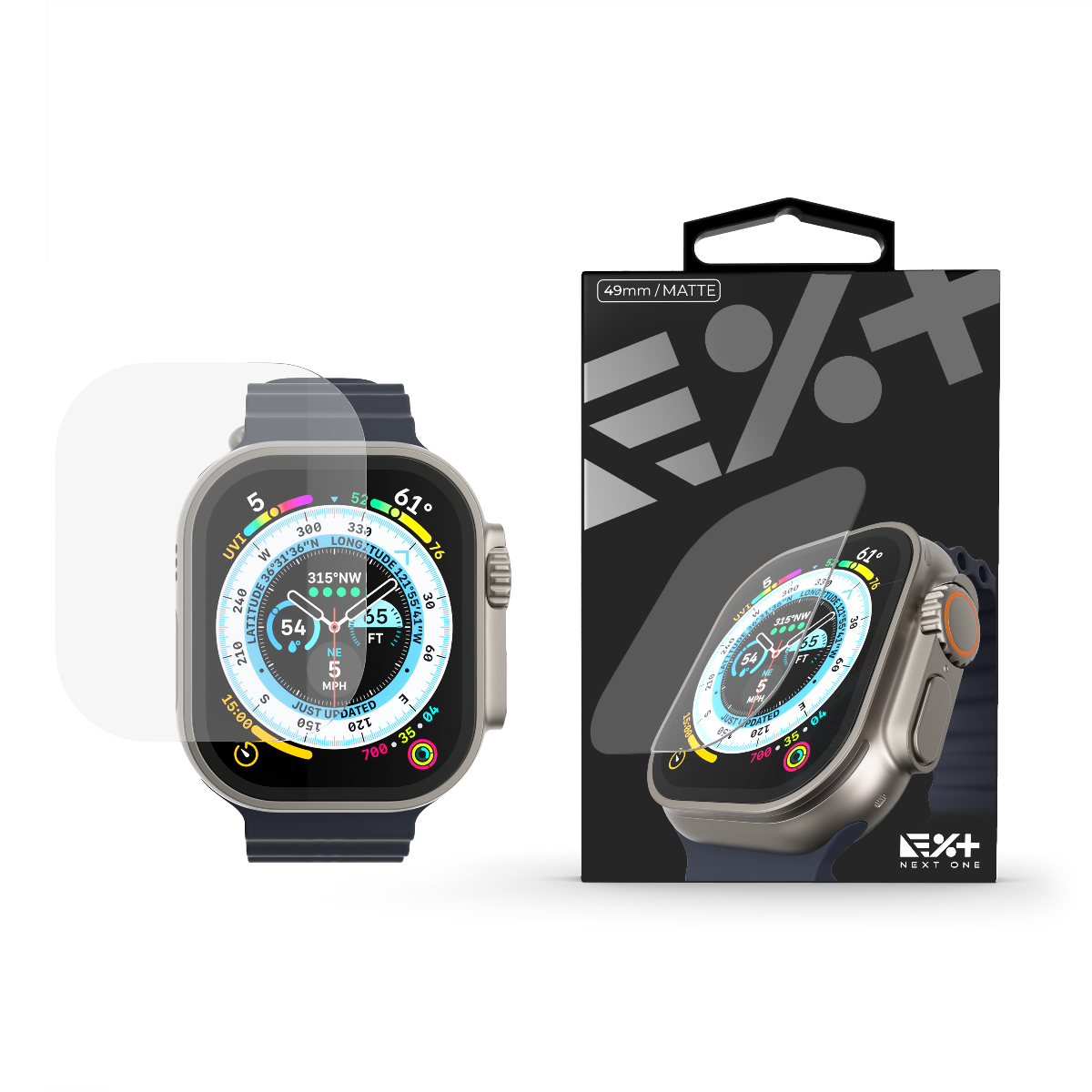 Next One zaštita zaslona za Apple Watch Ultra mat