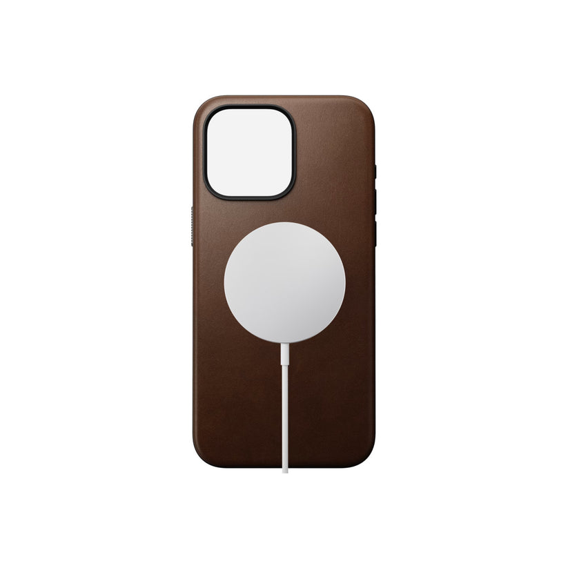 Nomad Modern Leather Case za iPhone 15 Pro Max - Brown