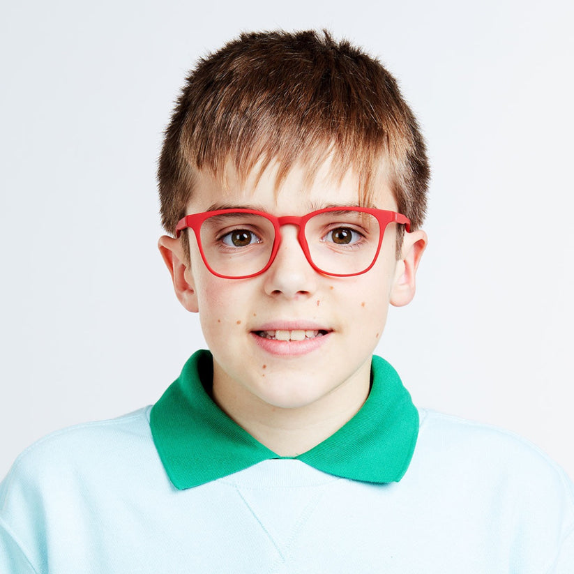 BARNER blue light glasses - Dalston Kids - Ruby Red