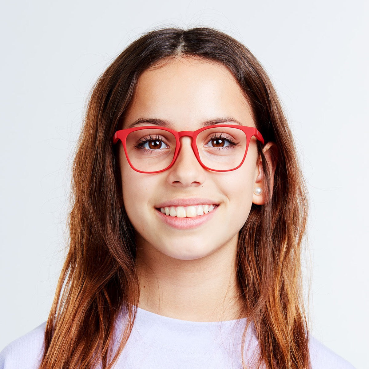 BARNER blue light glasses - Dalston Kids - Ruby Red