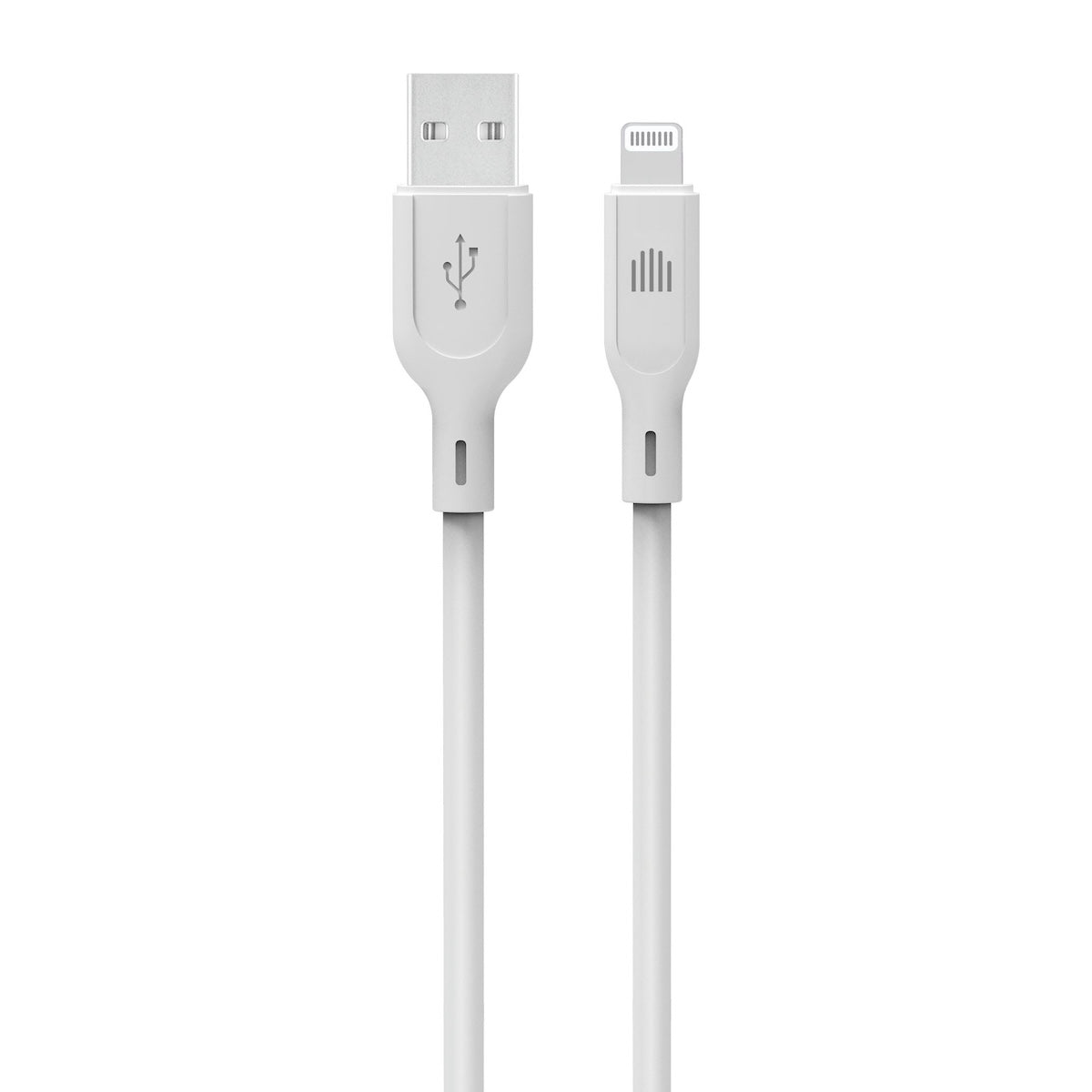 Dviced USB-A na Lightning silikonski kabel (1, 25m) bijeli