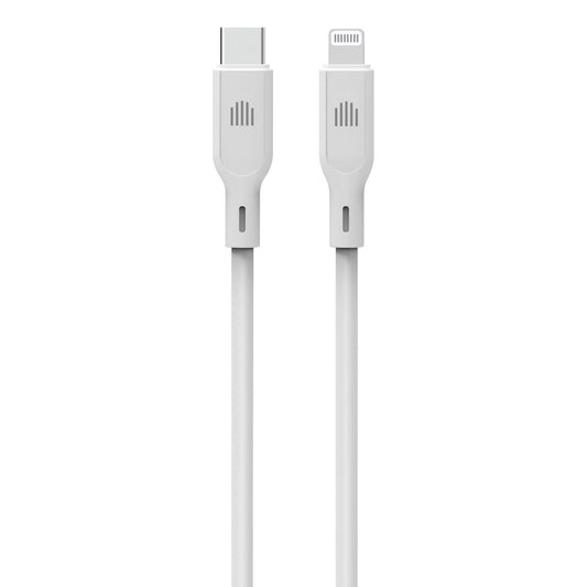 Dviced USB-C na Lightning silikonski kabel (1,25m) - bijeli