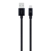 Dviced Cable USB-A to Lightning Nylon Textile 1,25m - crni