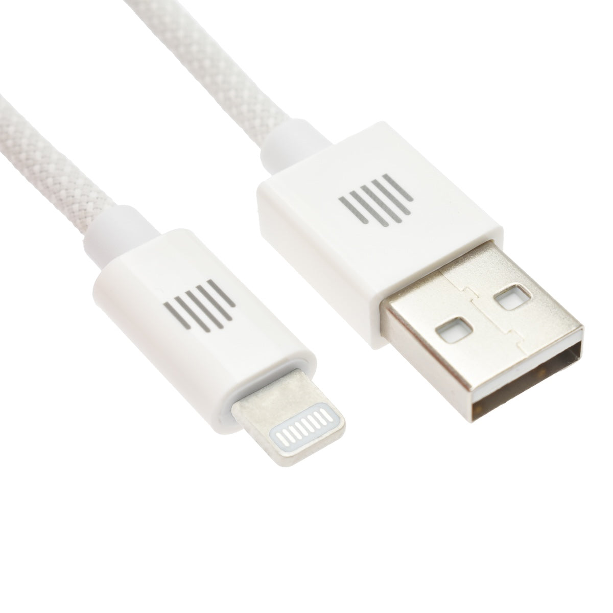 Dviced Cable USB-A to Lightning Nylon Textile 1,25m - bijeli