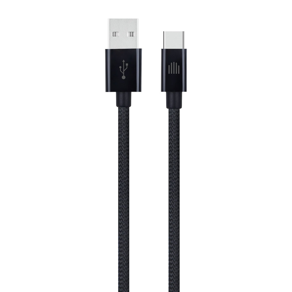 Dviced Cable USB-A to USB-C Nylon Textile 1, 25m crni