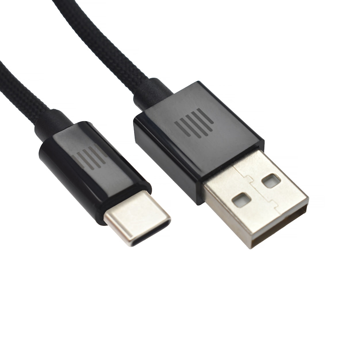 Dviced Cable USB-A to USB-C Nylon Textile 1,25m - crni