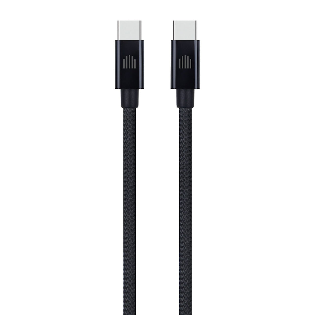 Dviced Cable USB-C to USB-C Nylon Textile 0, 25m crni