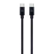 Dviced Cable USB-C to USB-C Nylon Textile 0,25m - crni