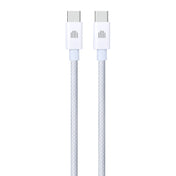 Dviced Cable USB-C to USB-C Nylon Textile 1,25m - bijeli