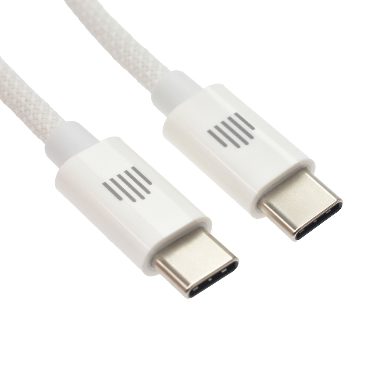 Dviced Cable USB-C to USB-C Nylon Textile 1,25m - bijeli