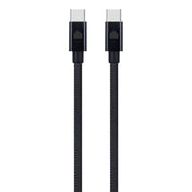 Dviced Cable USB-C to USB-C Nylon Textile 2m - crni