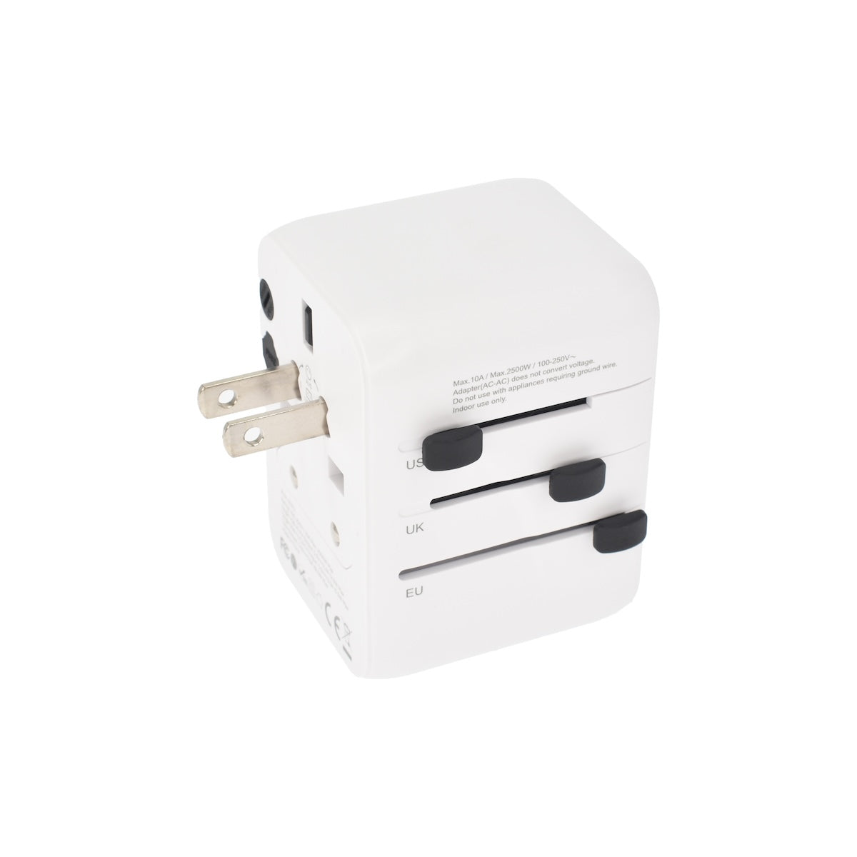 Dviced univerzalni putni adapter 28 W - bijeli