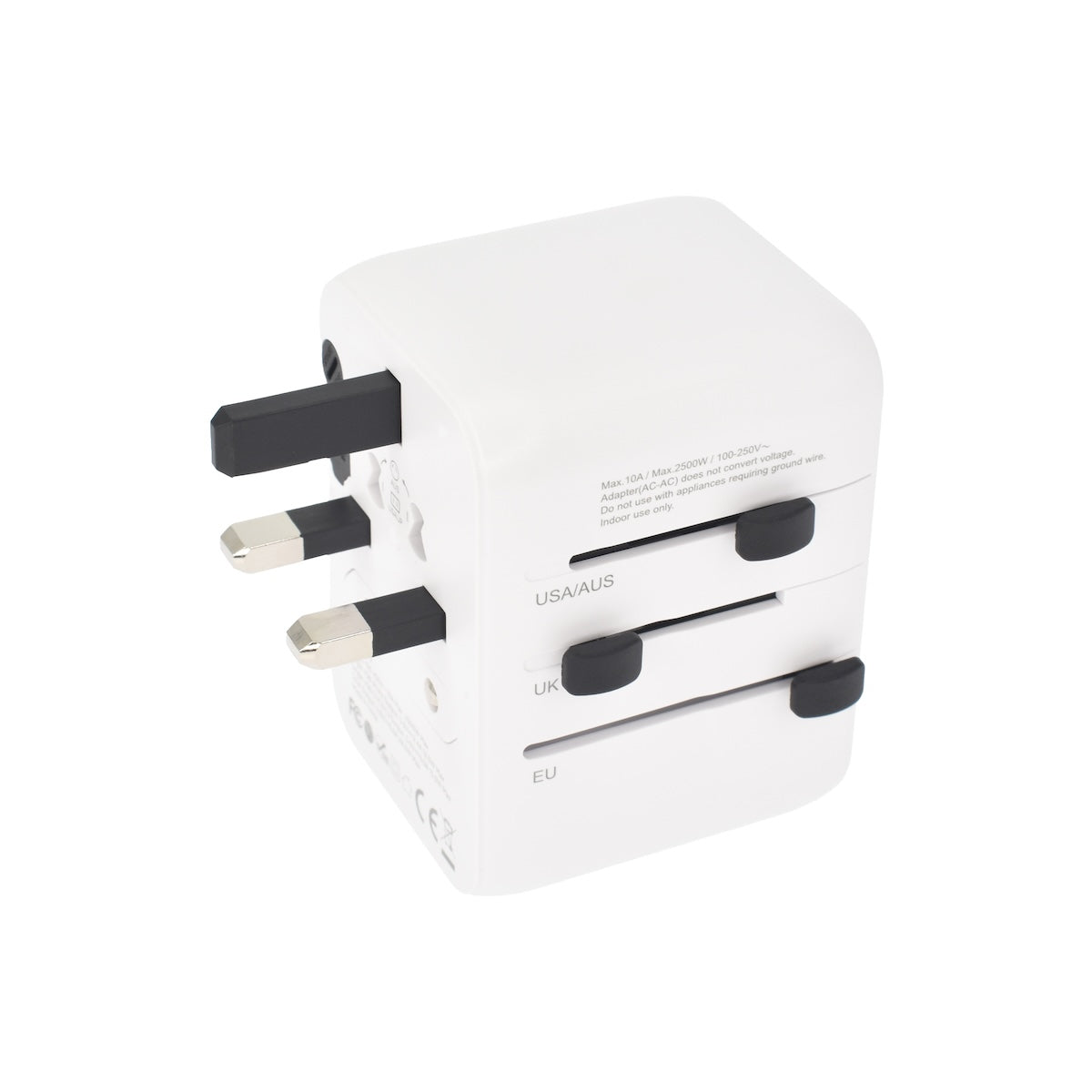 Dviced univerzalni putni adapter 28 W - bijeli