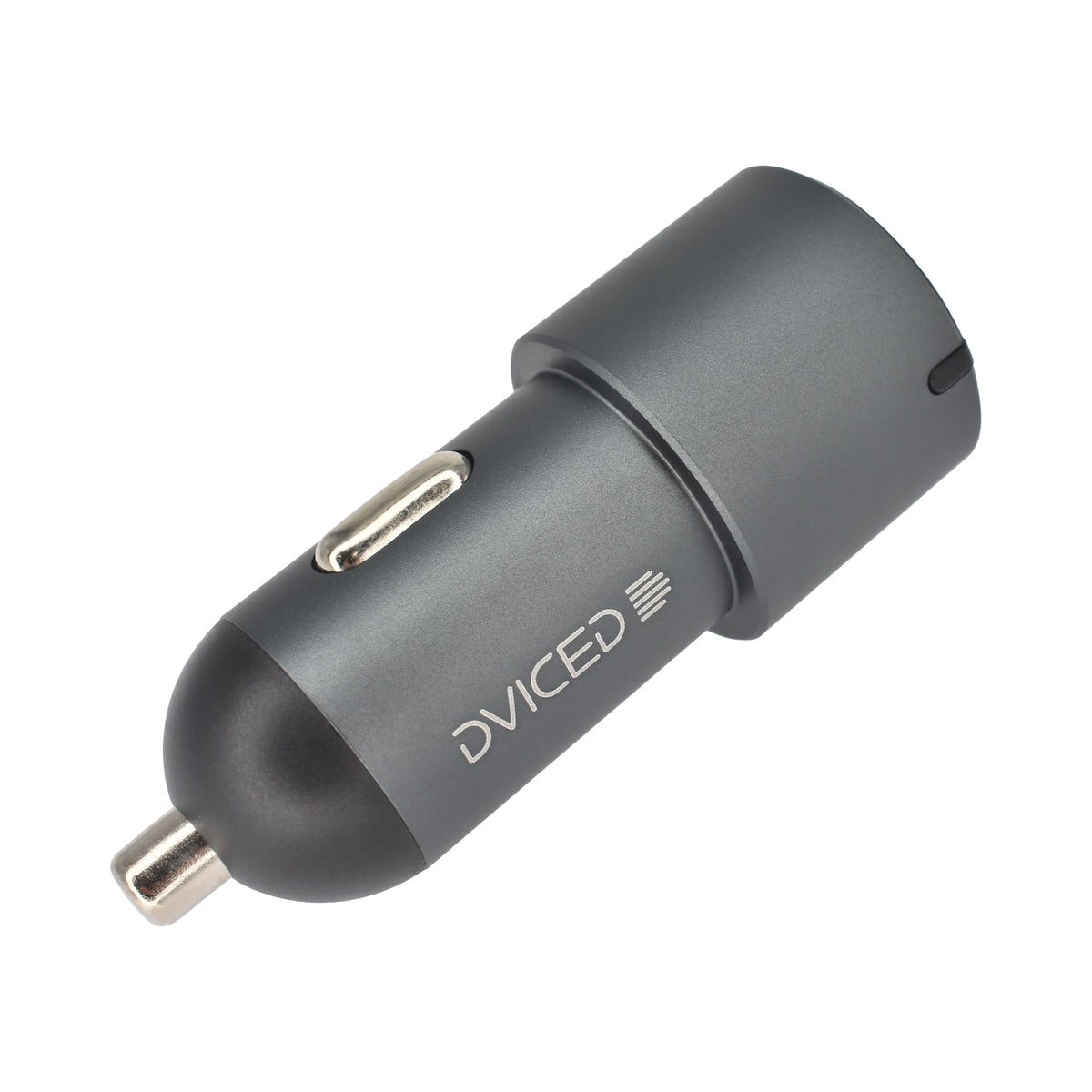 Dviced auto punjač 60 W  (1x USB-A, 2x USB-C) - sivi