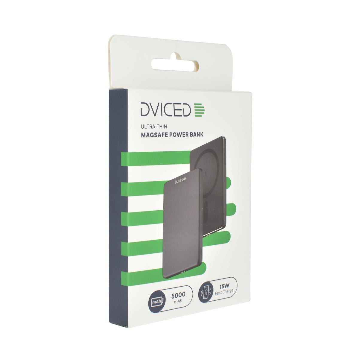 Dviced Ultrathin Power bank 5000mAh - crni