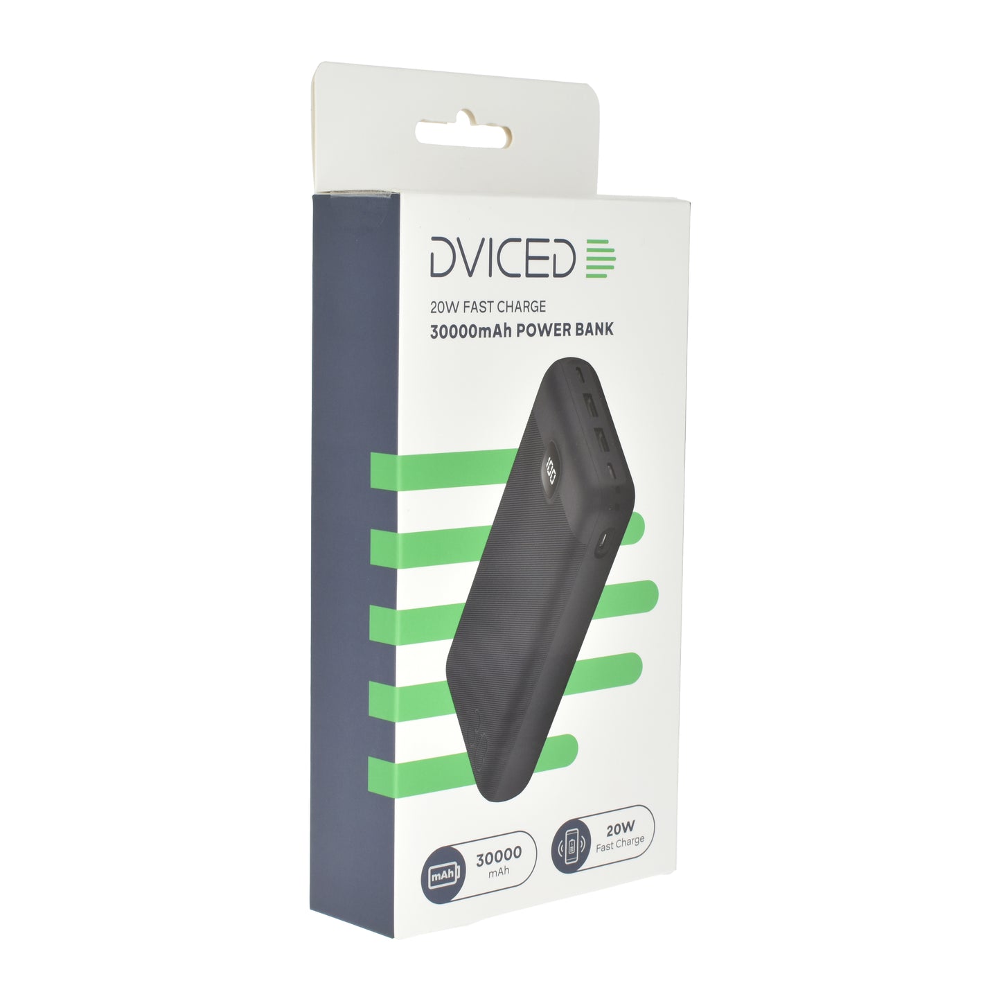 Dviced Power bank 30000mAh - crni