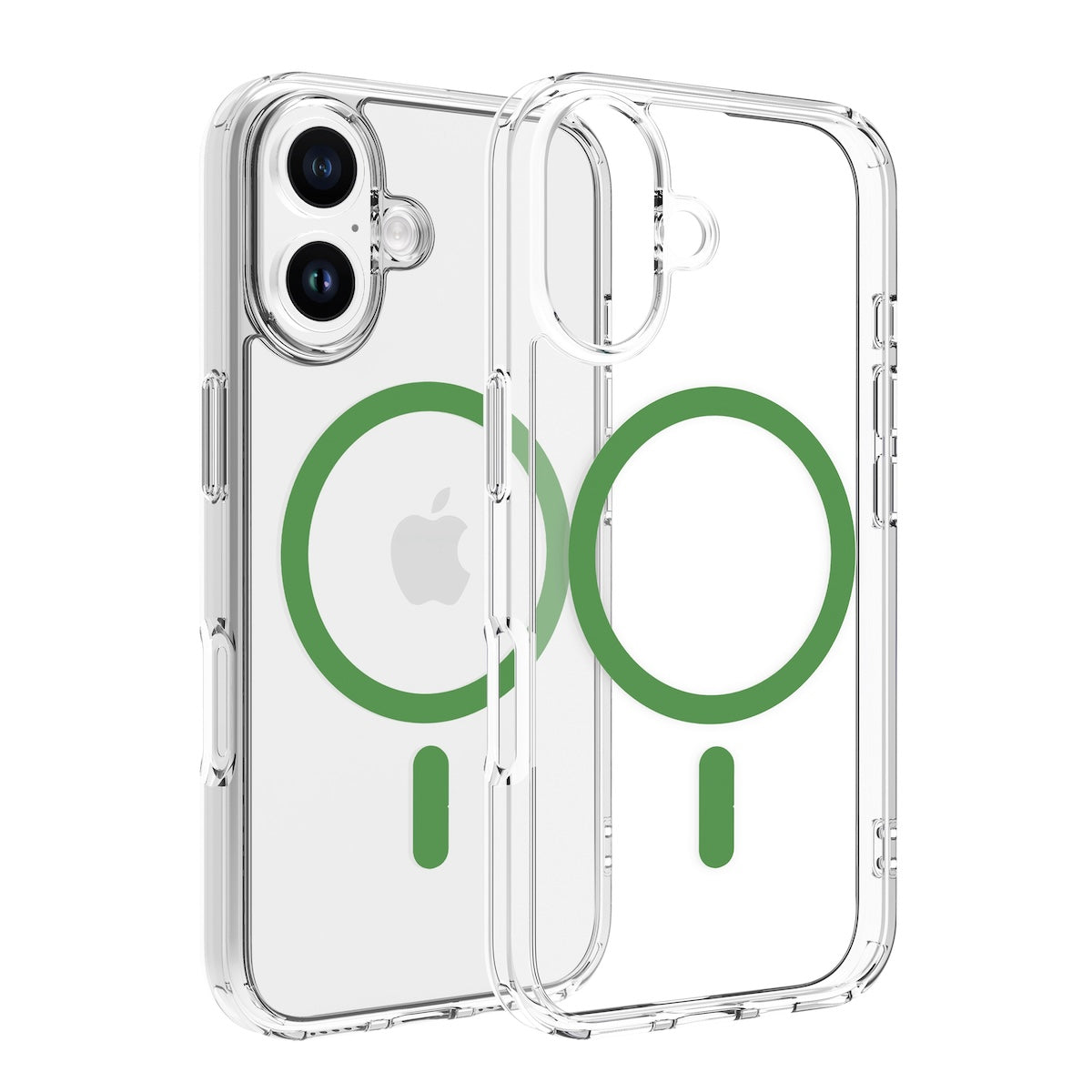 Dviced MagSafe clear case za iPhone 16 - Green