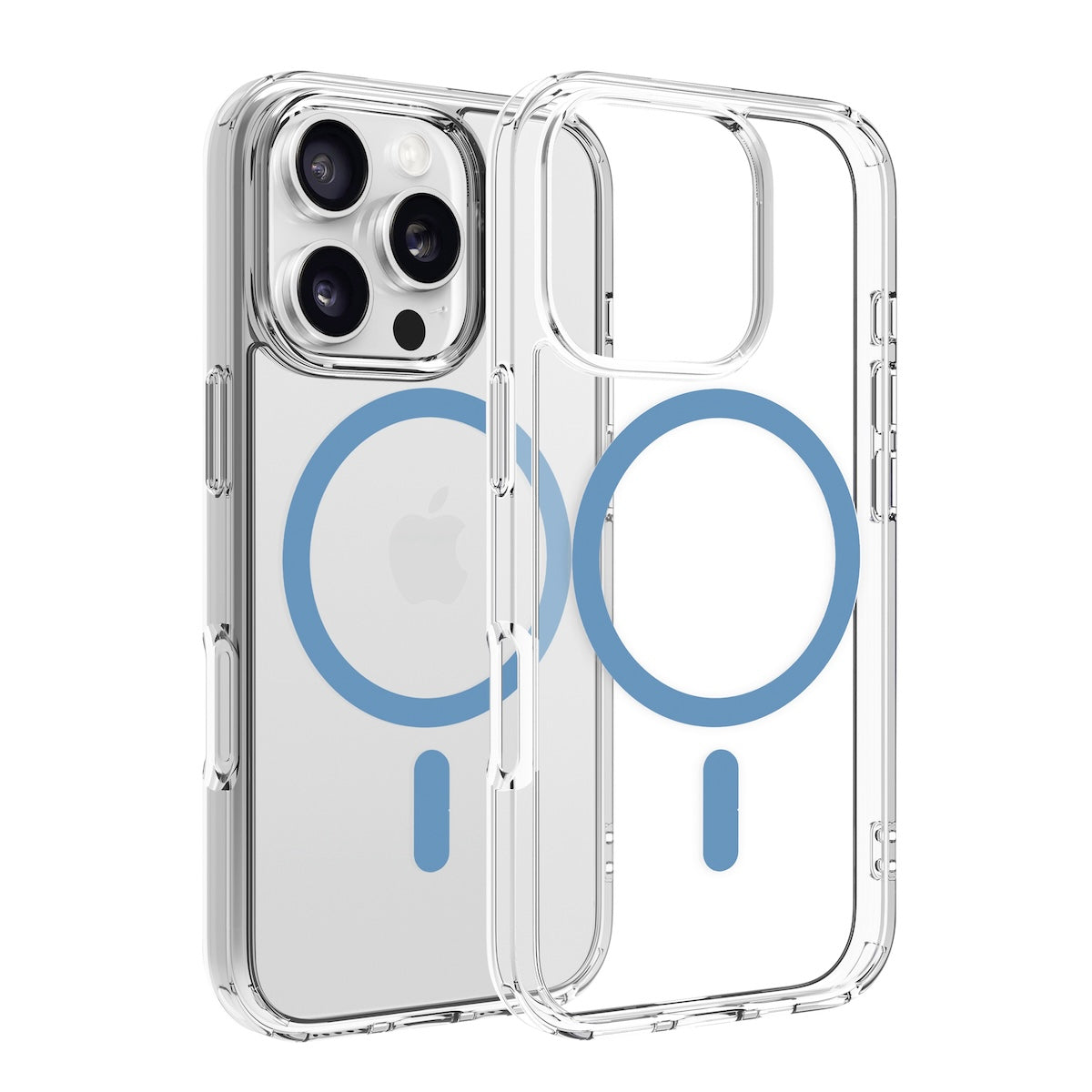 Dviced MagSafe clear case za iPhone 16 Pro - Blue