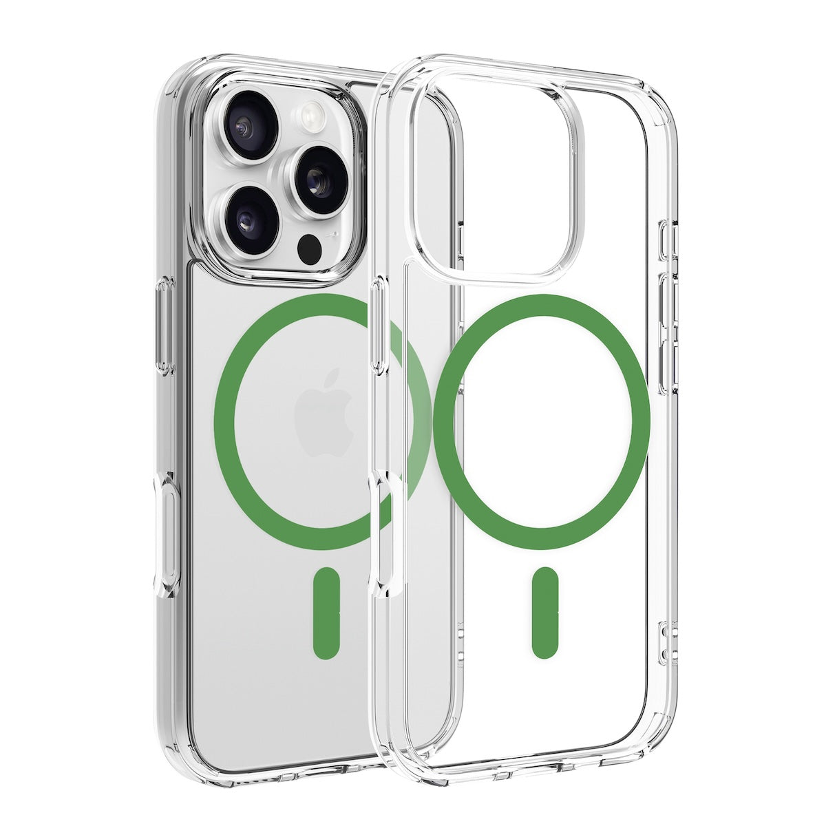 Dviced MagSafe clear case za iPhone 16 Pro - Green