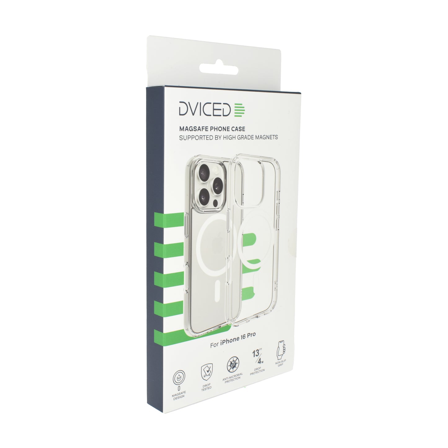 Dviced MagSafe clear case za iPhone 16 Pro - White