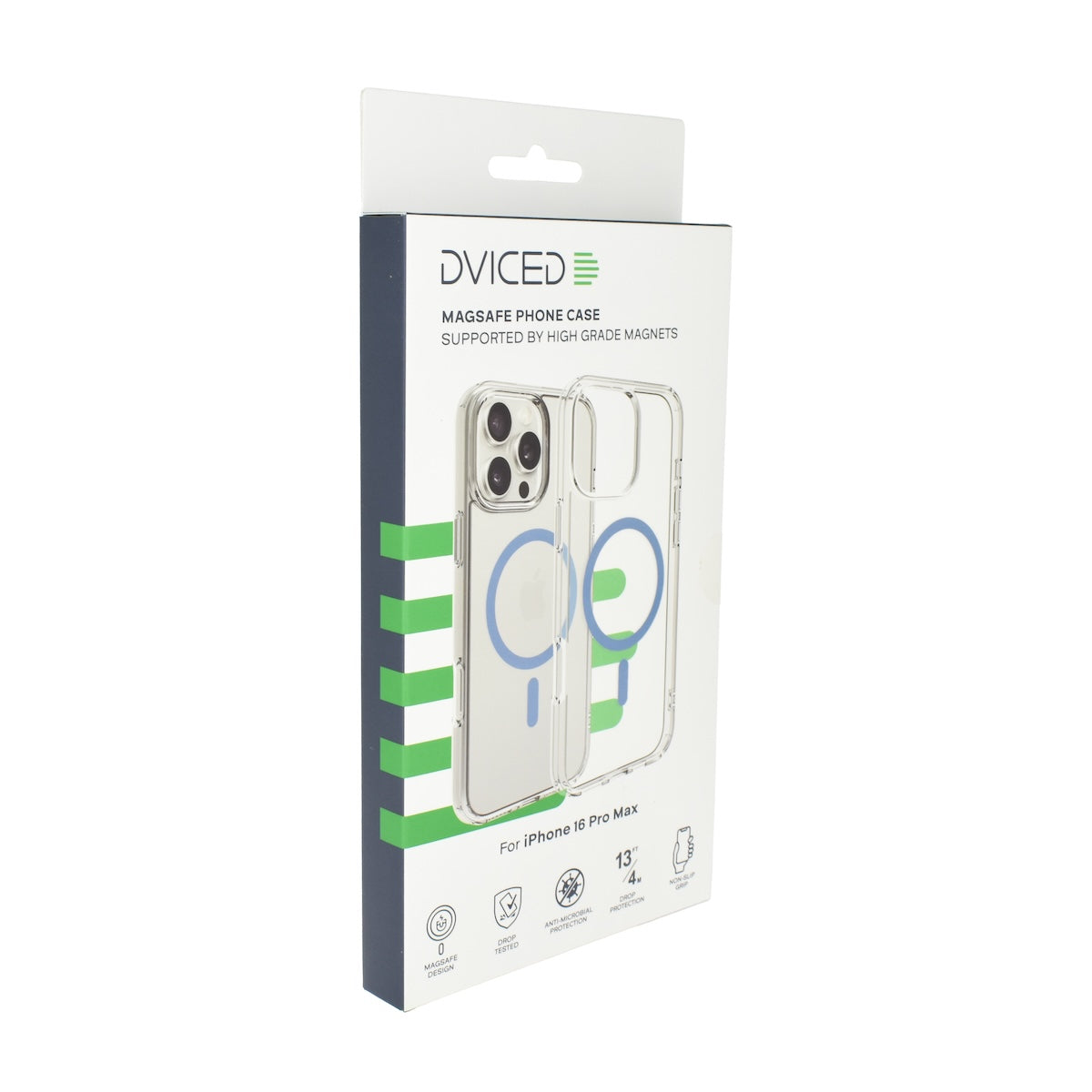 Dviced MagSafe clear case za iPhone 16 Pro Max - Blue - iSTYLE.hr