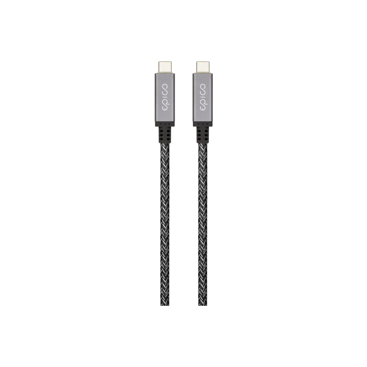 Epico Thunderbolt 4 Pleteni kabel svemirski siva