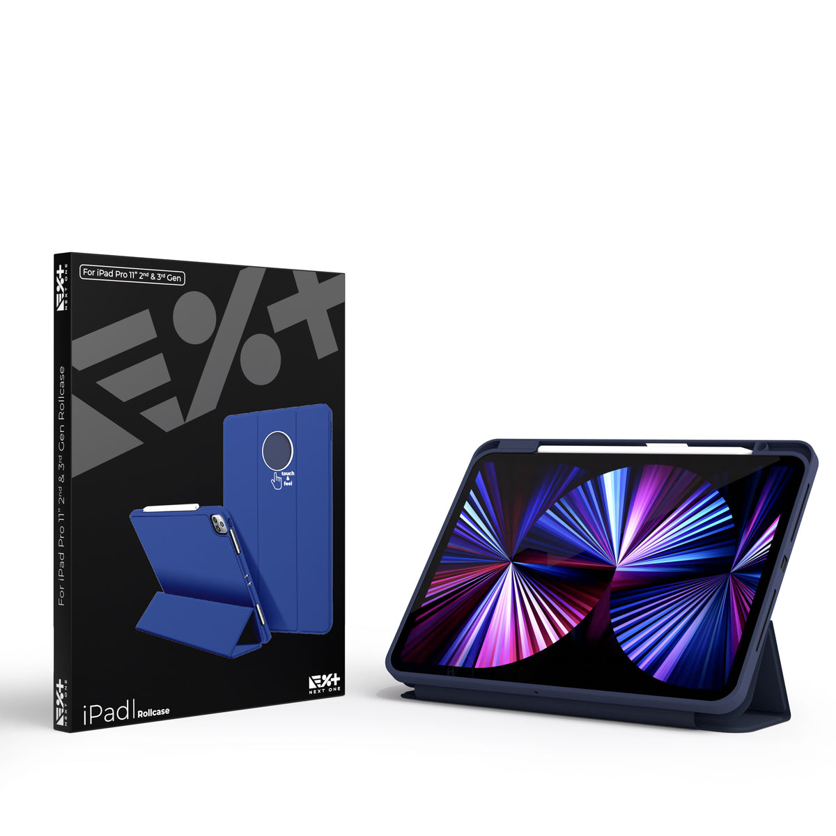 NEXT ONE ROYAL BLUE ROLLCASE FOR IPAD 11 INCH