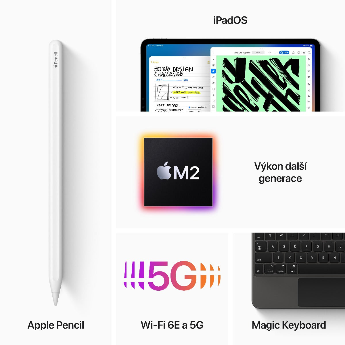 12,9-inčni iPad Pro M2 Wi-Fi + Cellular 128GB - svemirski sivi - iSTYLE.hr
