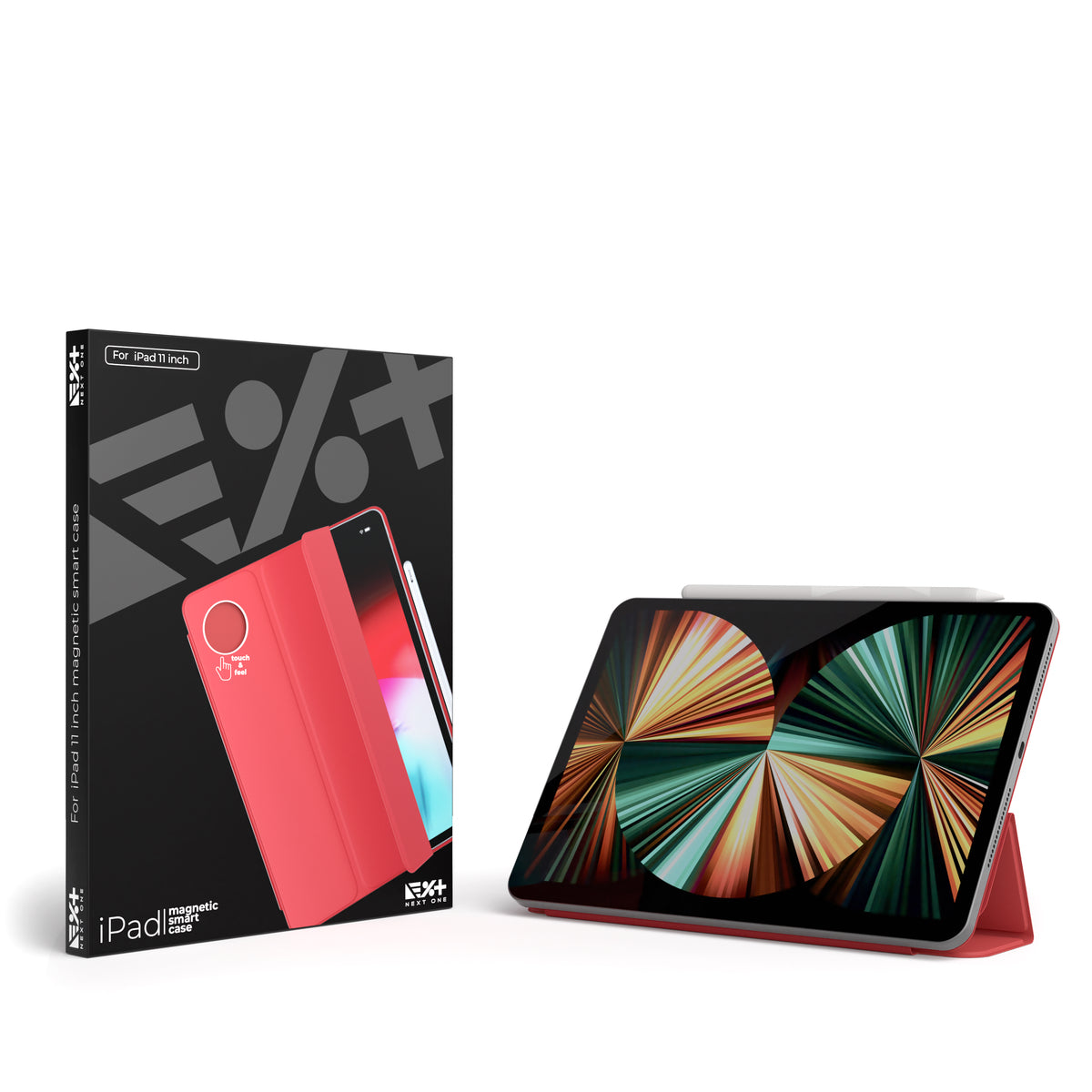 NEXT ONE iPad 11" Magnetic Smart Case - red