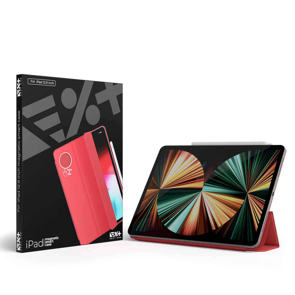 NEXT ONE iPad 12.9" Magnetic Smart Case - Red