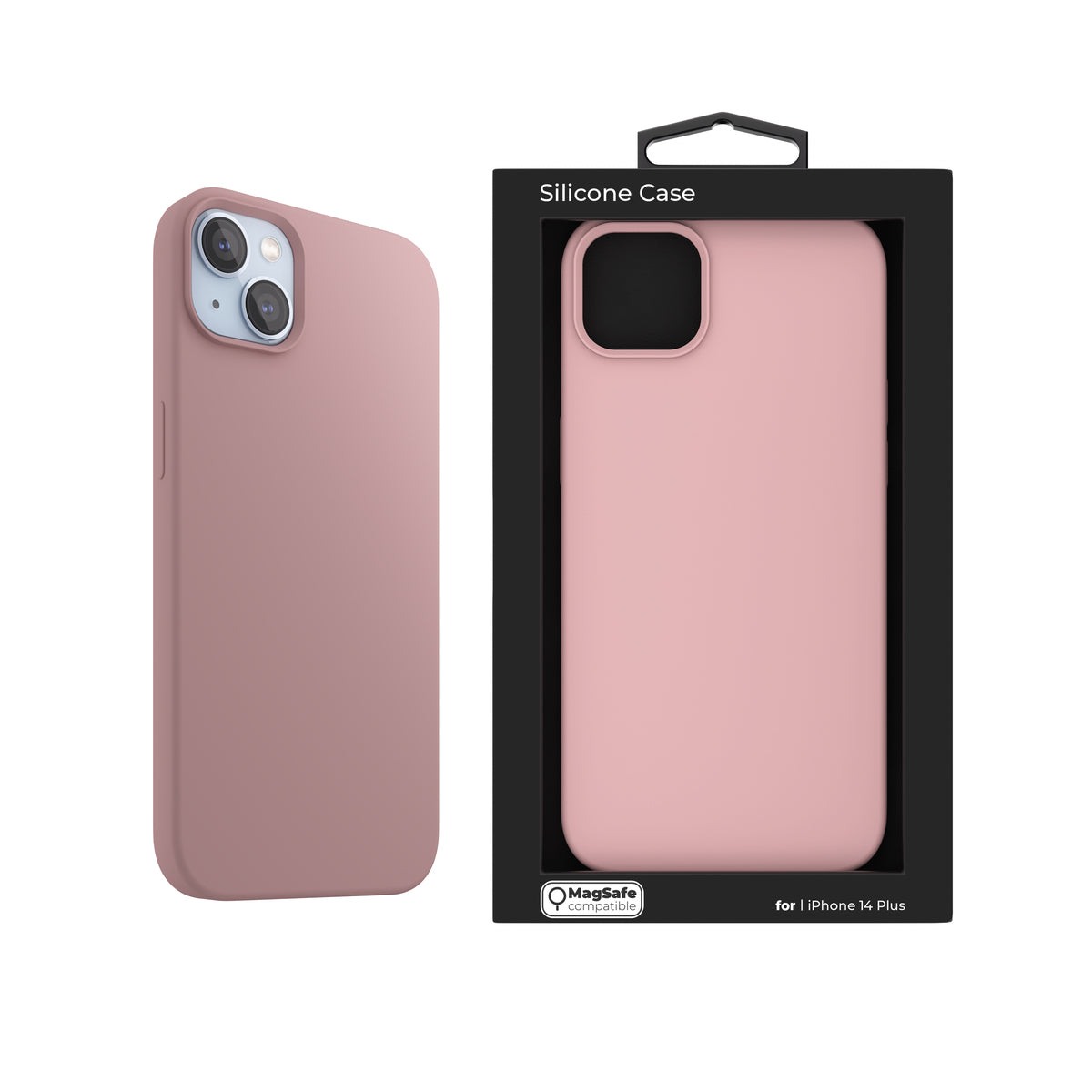 Next One Silicone Case za iPhone 14 Plus - kompatibilna sa MagSafe - Ballet Pink