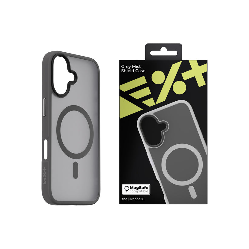 Next One Mist Shield Case za iPhone 16 - Grey - kompatibilan sa MagSafe