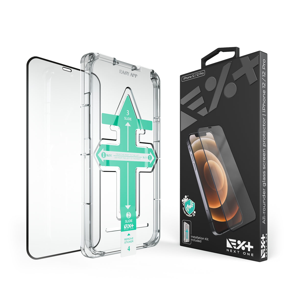 Next One All-rounder glass screen protector za iPhone 12/12 Pro