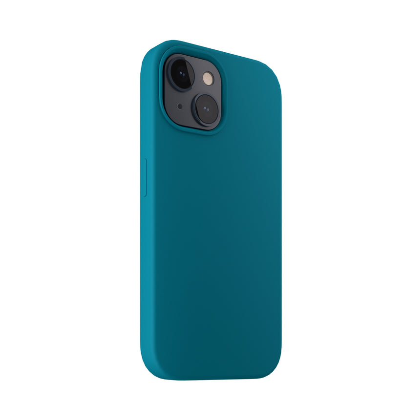 Next One Leaf Green Silicone Case for iPhone 13 mini - kompatibilna sa MagSafe