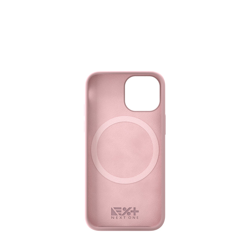 Next One Ballet Pink Silicone Case for iPhone 13 mini - kompatibilna sa MagSafe