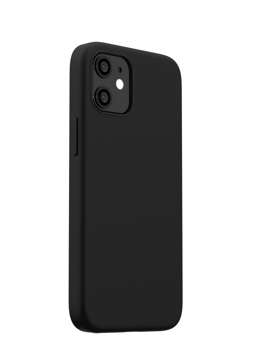 Next One silikonska maska s MagSafe za iPhone 12 mini crna
