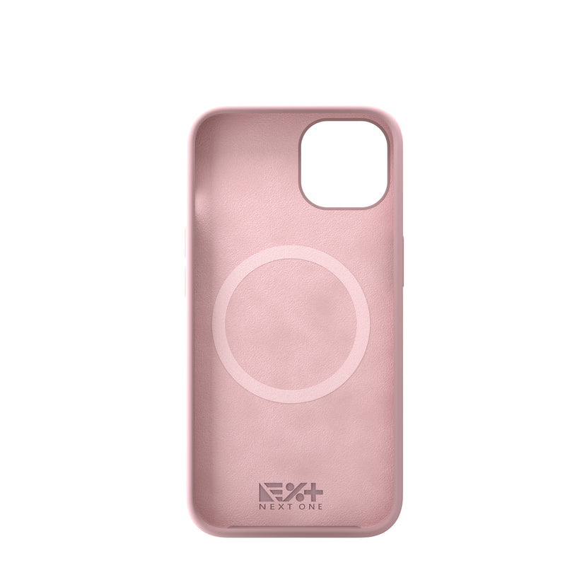 Next One Ballet Pink Silicone Case for iPhone 13 - kompatibilna sa MagSafe