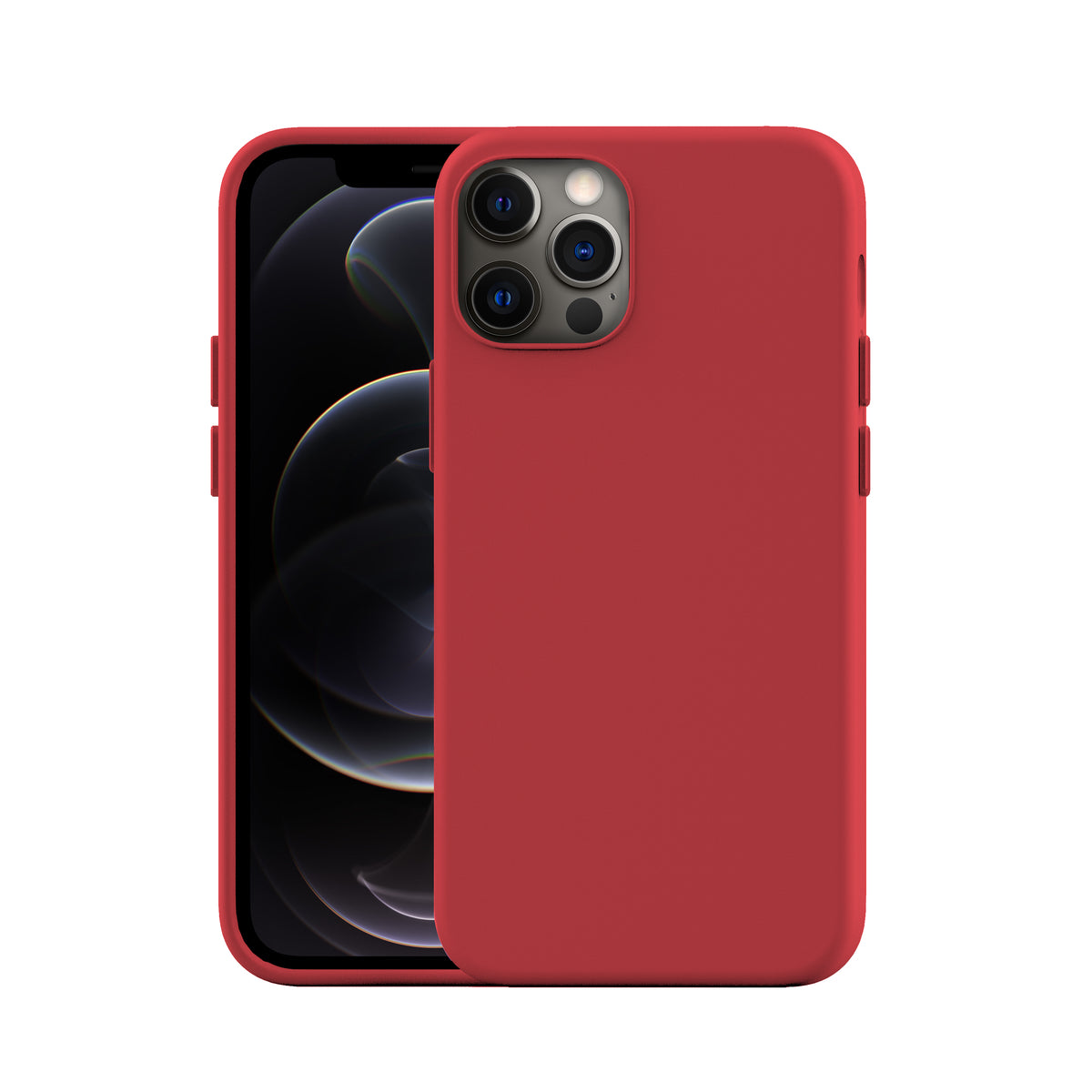 Next One Silicon Case for iPhone 12/12 Pro - crvena