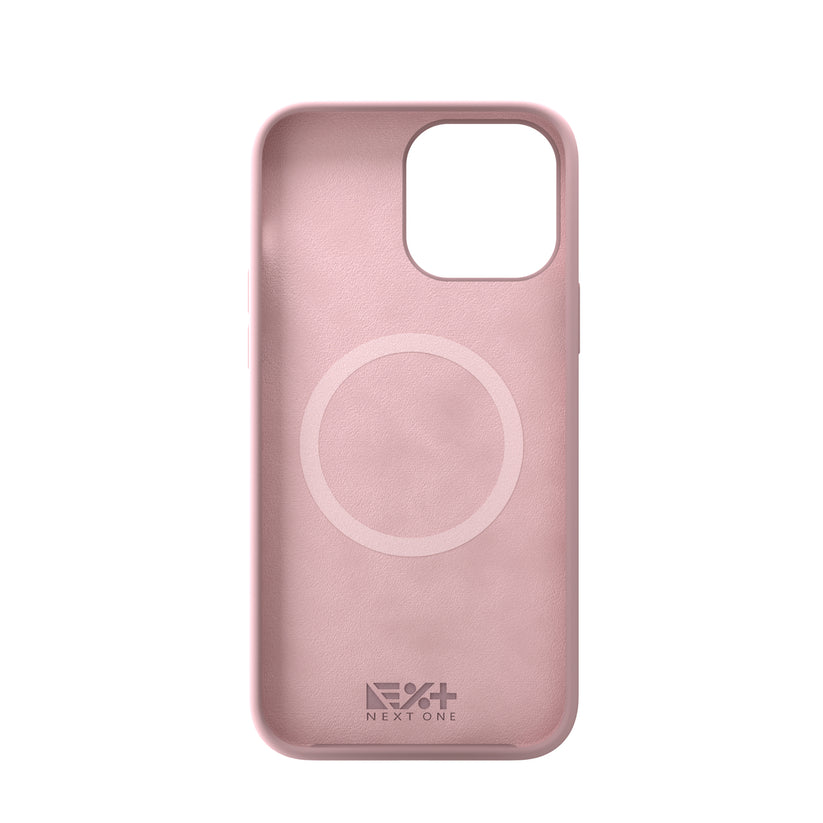 Next One Ballet Pink Silicone Case for iPhone 13 Pro Max - kompatibilna s MagSafe