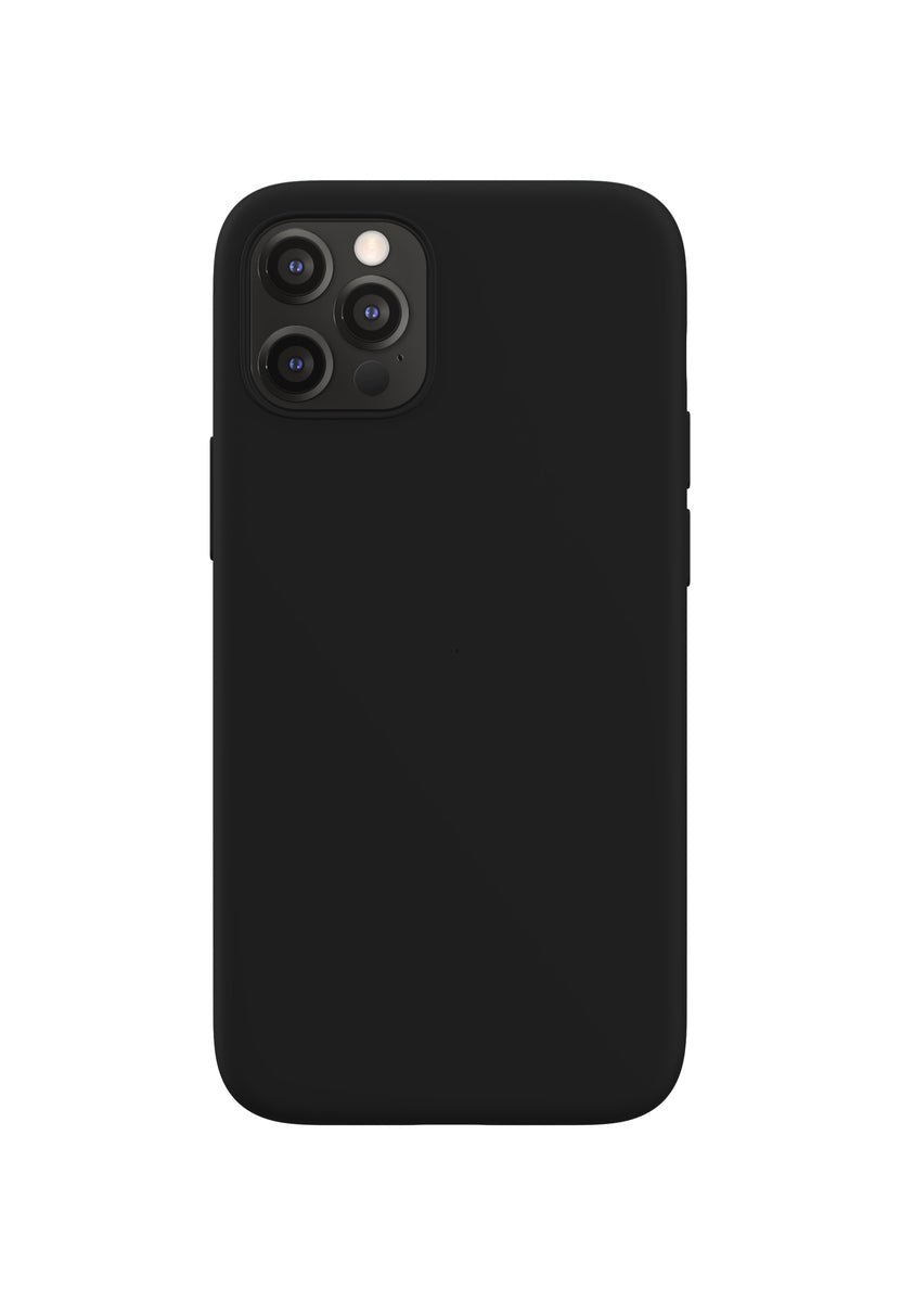 NEXT ONE Silicone Case za iPhone 12 Pro Max (kompatibilan sa MagSafe) - Black