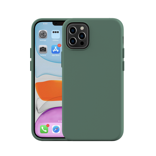 NEXT ONE LEAF GREEN SILICON CASE FOR IPHONE 12 PRO MAX