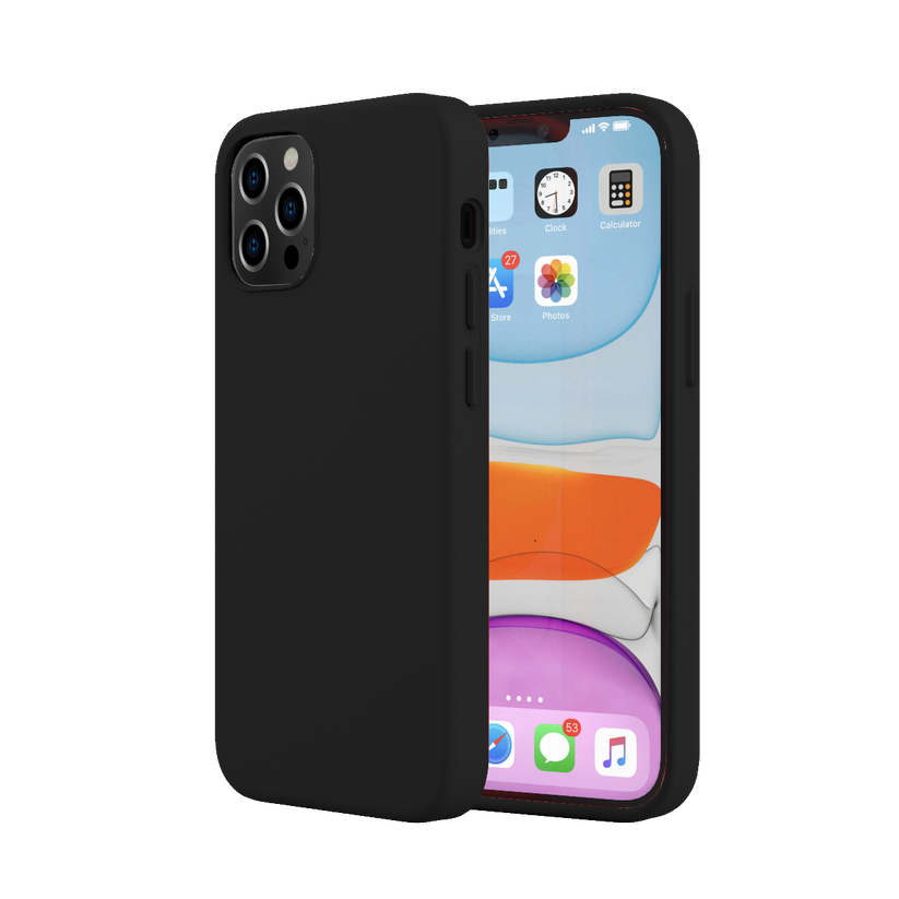 NEXT ONE BLACK SILICON CASE FOR IPHONE 12 PRO MAX