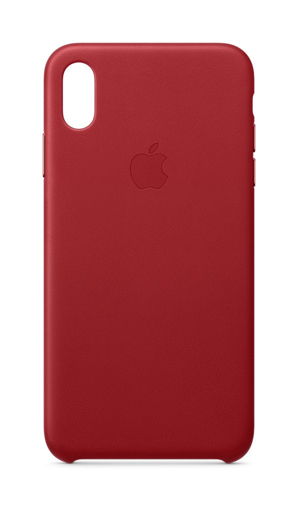 Apple iPhone XS Max Leather Case - (PRODUCT)RED