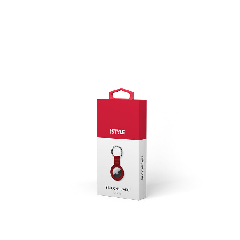 iStyle Silicone Case for AirTag - red