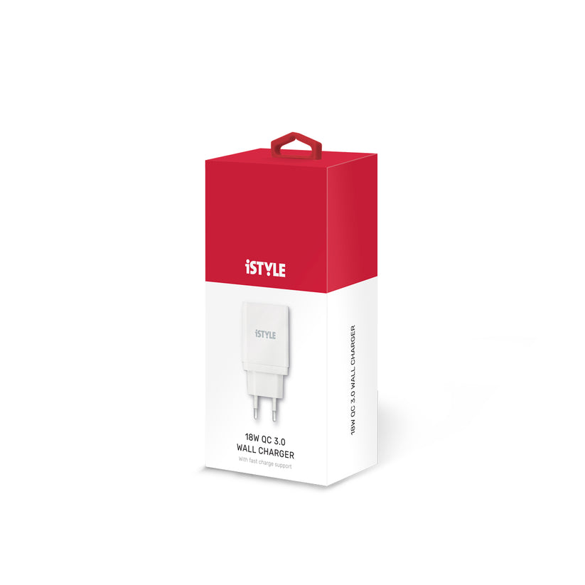 iSTYLE 18W QC 3.0 CHARGER (2020) - white