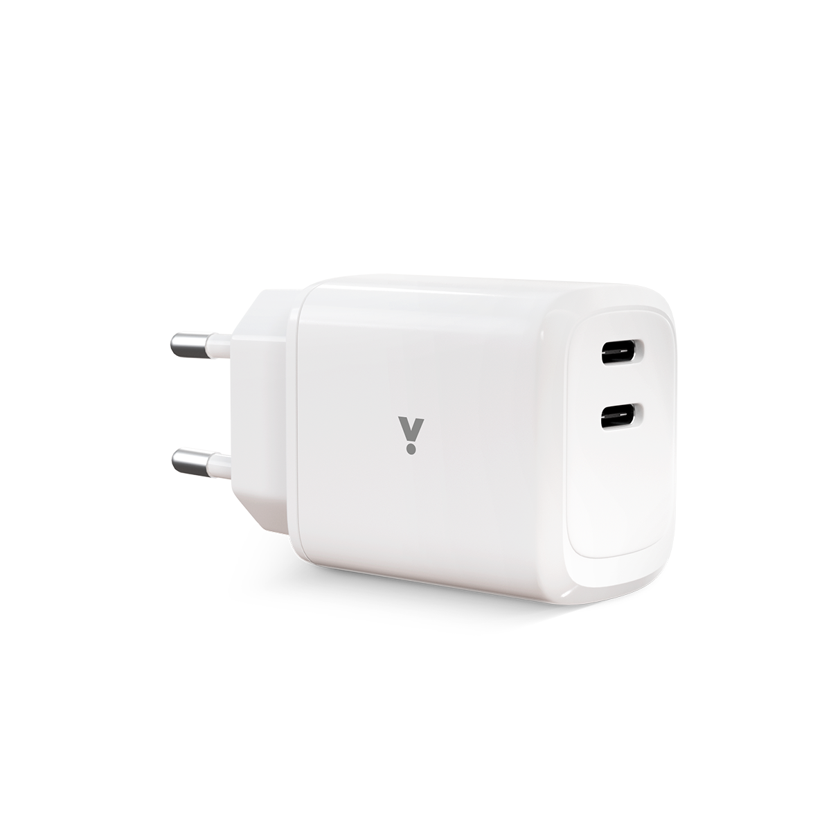 iSTYLE Double USB-C charger 45W - White