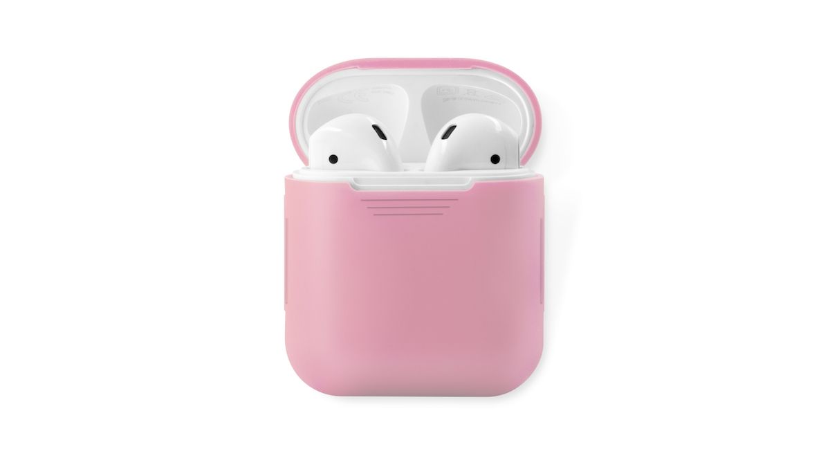 iSTYLE SILICONE COVER AirPods - pink