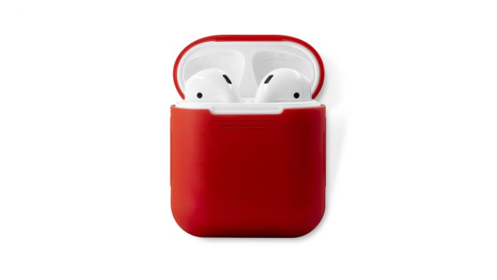 iSTYLE SILICONE COVER AirPods - red