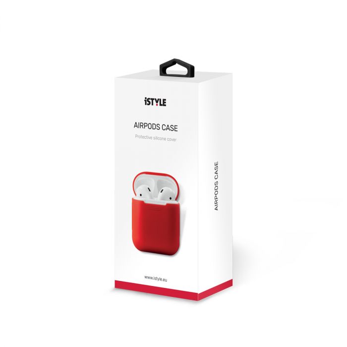 iSTYLE SILICONE COVER AirPods - red