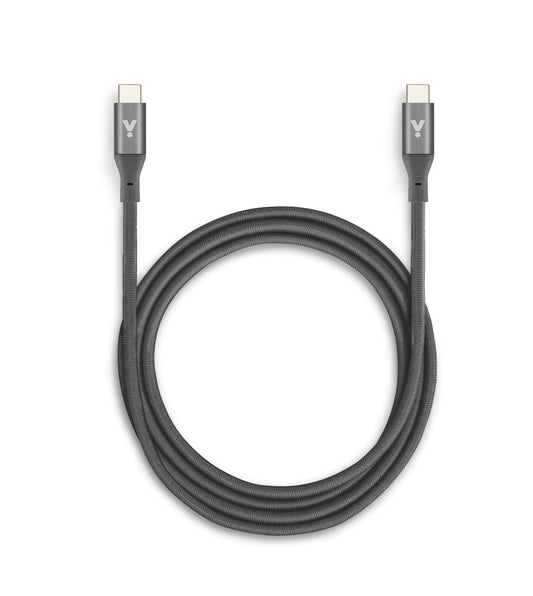 iSTYLE BRANDED USB-C CABLE 1.8m - space gray